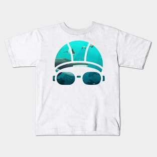 Creative Swimming Cap of Whales Gift Kids T-Shirt